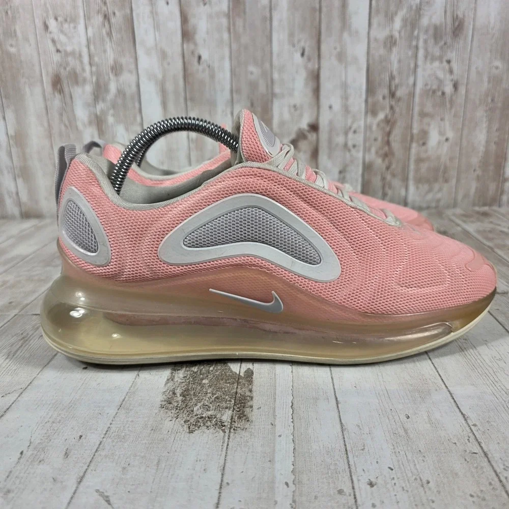 Nike Air Max 720 Pink Silver Womens Running Shoes AR9293-603 Size 10